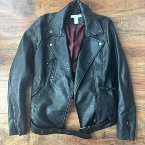 H&M Black Leather Jacket